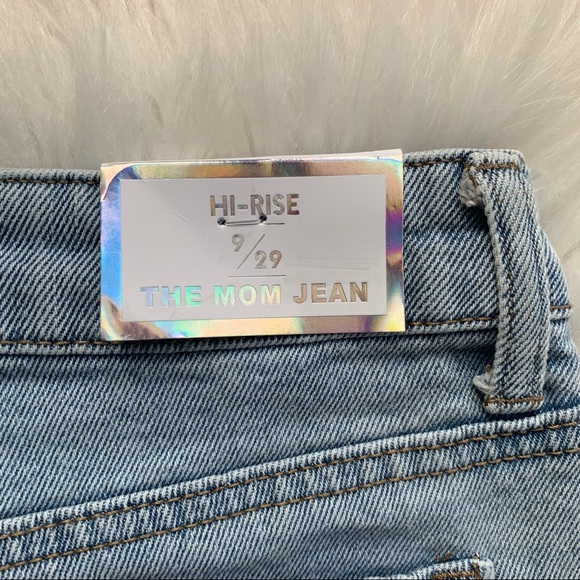 Tinseltown Distressed The Mom High Rise Jeans Denim size 9 - Picture 9 of 9